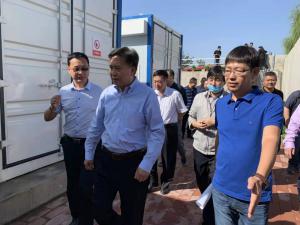 河北省生态环境厅厅长高建民组织参观考察安博在线_安博（中国）环保污水分散源治理项目运行情况